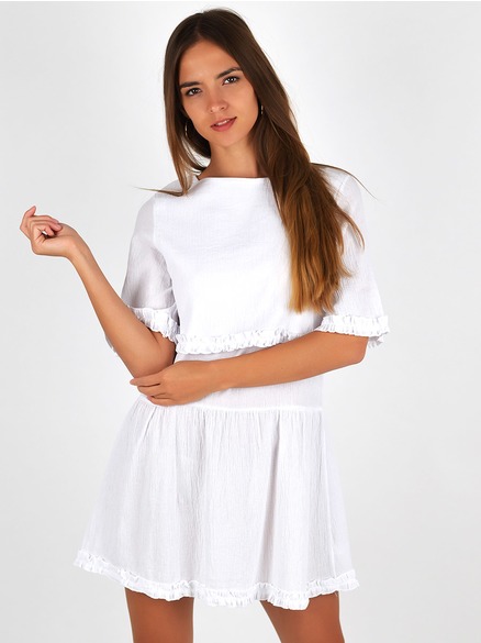 Белое платье Mollena